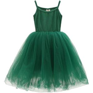 ZINPRETTY Toddler Dress Baby Girls Tutu Playwear Sleeveless Birthday Party Outfit Infant Tulle Sundress Knee Length (3-4T, Black)