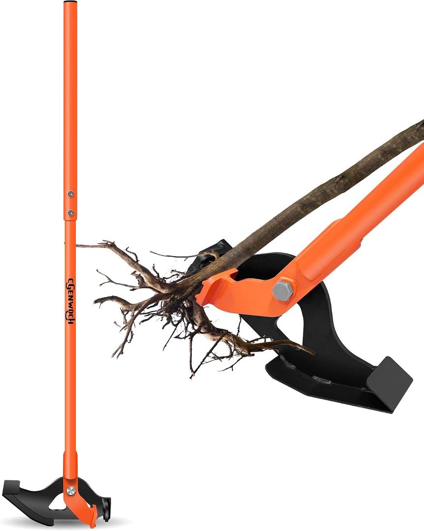 CGENWDCH Large Size ¼ - 2" Sapling Puller, Heavy-Duty Tree Root Puller Tool