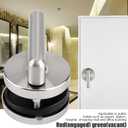 Indicator Lock, Privacy Door Lock Vacant/Engaged Chrome Latch Rotating Door Bolt Partition for Public Restroom Toilet Dressing Room