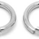 VALYRIA 100pcs Silver Tone Stainless Steel 2mm Open Jump Rings Connectors Jewelry Findings (15mm(5/8"))