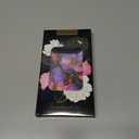 for iPhone 17 Pro Case - Wireless Charging Compatible - Dual-Layer Hard Shell + Silicone Cover - Shockproof Protective Phone Case with Stylish Designs for Women - Blooming Purple Flowers