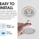 Energetic PAR38 Outdoor LED Flood Light Bulb, 5000K Daylight, 90 Watt Equivalent, Wet Rated, 900LM, E26 Base, Non-Dimmable,12 Pack