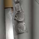 Henoyso 36 Inch Aluminum Slide Check Rack with 2 Pcs Receipt Holder Spike Desk Receipt Storage Restaurant Food Truck Ticket Holder Accessories Silver Bill Order Display Rail for Kitchen Bar(No Slot)