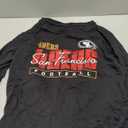 Junk Food NFL - Women's Adult Pullover - San Francisco 49ers Modern Script - Officially Licensed - Black - Small