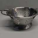 EXCELSTEEL Heavy Duty Stainless Steel Colander 5 Qt | Easy Grip Handles | Self-Draining Base | Mirror Polished | Dishwasher Safe | Pack of 1