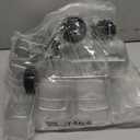 ZILAMGOO 16-Pack 17oz Plastic Spice Containers with Shaker Lids - Reusable Airtight Food Storage Jars for Spices, Powder, Bulk Pantry Organization (Clear PET, 500ml)