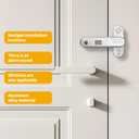 Home Security Door Reinforcement Lock for Children and Senior Premium Interior Door Latches with Alarm for Interior Doors to Defend Your Home