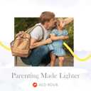 RED ROVR Mini Roo Lightweight Backpack | 6 pockets for everyday essentials (Charcoal Doodle)