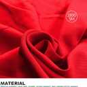 Surmente Red Christmas Tablecloth 90 x 132-inch Rectangular Polyester Table Cloth for Weddings, Banquets, or Restaurants