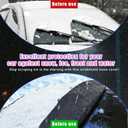 Ziciner Car Windshield Snow Cover, 76'' x 49.6'' Magnetic Front Windshield Cover with 4 Layers Protection, Auto Snow, Ice, Sun, Frost Defense, Universal Winter Exterior Accessories