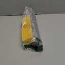 Floor Scrubber Brush with Long Handle for Deck Cleaning, 52'' Stiff Bristle Scrub Broom for Shower, Bathroom, Boat, Concrete, Carpet, Garage (Yellow)