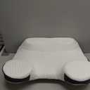 SAHEYER Side Sleeper Pillow with Arm Holes, 2 in 1 Shoulder Relief System for Rotator Cuff Pain, Memory Foam Pillow for Adults with 3 Arm Place Hole - for Side, Back and Stomach, Black