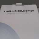 Cooling Comforter, Cooling Blanket Queen Size - Soft & Breathable All-Season Quilt for Bed, Sofa, or Travel, Machine Washable Queen Size Bedding (90"x90", Grey) (Light Gray)