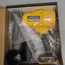 Cordless Leaf Blower for DeWALT 20V Battery,580000RPM Brushless Turbo Jet Blower with 3 Nozzles, Lightweight Handheld Blower for Patio, Lawn, Yard, Leaves, Dust, Garage & Snow Cleaning (No Battery) (Yellow)