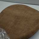 Sigmat Memory Foam Seat Cushion Anti-Slip Soft Round Stool Cushion Chair Pad 16 Inch Coffee