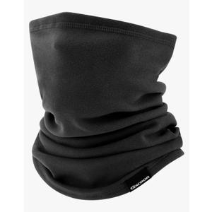 GXCROR Winter Neck Warmer, Reversible Fleece Gaiter Scarf, Windproof Face Mask for Men & Women (Black)