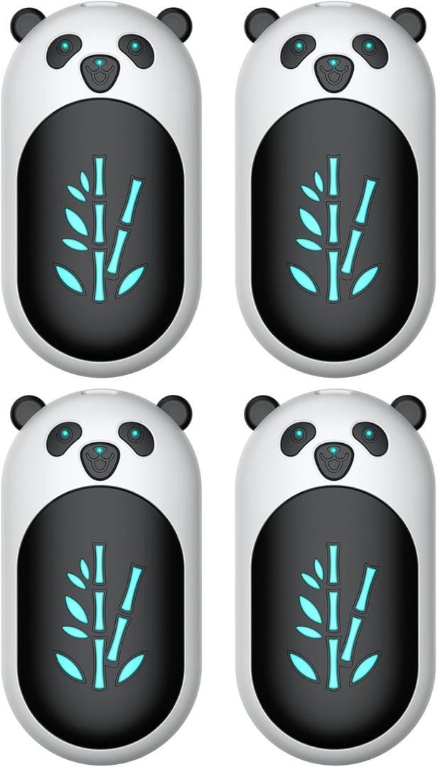 Hand Warmers Rechargeable 2 Pack, 6000mAh Electric Hand Warmer Reusable, 20Hrs Long Heating, Portable Pocket Heater Handwarmer for Women Men, Outdoor Camping, Hunting Gear