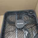 PELONIS 20 Inch Box Fan for Bedroom 3 Speeds, 25ft/s, Floor Fan, Window Fan, Table Fan, Desktop Fan with Superior Air Throw (2295 CFM), Lightweight, 5 Blades, suitable for Office, Living Room, Garage