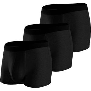 BATTEWA Washable Incontinence Underwear for Men Leak Proof Briefs 3Black L | For mild bladder leaks,Soft breathable cotton,fast absorption, Washable&Reusable,OEKO-TEX certified,discreet everyday use