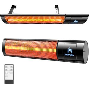 1500W Outdoor Electric Infrared Heater for Garage Patio Porch & Backyard