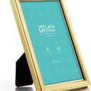 LaVie Home 4x6 Picture Frames (12 Pack, Gold) Simple Designed Photo Frame with High Definition Glass for Wall Mount & Table Top Display, Set of 12 Classic Collection