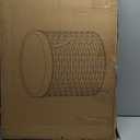 Laundry Hamper with Lid Wicker Laundry Hamper Round 26.5 Gal (100 L) Laundry Basket Handwoven Rattan Laundry Basket with Removable Bag Handles 2 Mesh Bags for Living Room Bedroom Brown