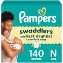 Overnight Diapers - Size N, 140 diapers