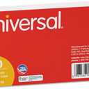 Universal 47210 Ruled Index Cards, 3 x 5, White, 100/Pack