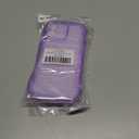 SKYLMW Compatible with iPhone 16 Case 6.1" 2024, Cute Kawaii Curly Wave Frame Shape Soft Silicone Shockproof Protective Phone Cover for Women Girls, Clear/Purple