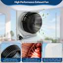 Upgraded QK60 Bathroom Exhaust Fan Replacement Quiet 2.5 Sone, 60 CFM High Airflow, Quick Install, Fits Models 693, 670-G/J/H, 671-G/J/H, 688-G/J/H/K, 689-G/J/K, 695-R01/R02/R03, 696N-R01/R02/R03
