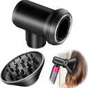 Diffuser & Adaptor Attachment Set for Dyson Airwrap, for Airwrap Styler Into A Hair Dryer Combination