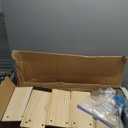 Home Square 3 Drawer Solid Wood Nightstand Set in Walnut 1 Pc