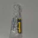 Titanium Gold Round Barn Door Handles 12"/16"/18"/24"/36"/48"/59'', Pull Push Long French Door Handle Double Sided, Large Front Exterior Shower Door Pull Handles