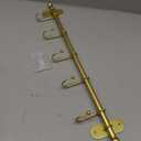 Wesiti Kitchen Rail with 5 Hooks, 21.75" Gold Wall Mounted Utensil