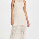BB DAKOTA womens Crochet Your Love Casual Dress, Unbleached, Small US