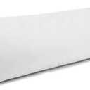 MoonRest Premium Lumbar Polyester 100% Cotton Fabric Filled with 100% Pure Virgin Synthetic Fiberfill Decorative Throw Pillow Insert Stuffer Form for Sofa Couch Cushion Bedroom 14x36
