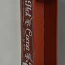 TURSTIN Christmas Hot Cocoa Bar Wood Storage Box Rustic Farmhouse Hot Cocoa Bar Accessories With Handle Decorative Christmas Wood Storage Bins Box Organizer Storage Caddy Xmas Open Holder Box for Home