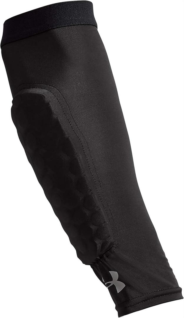 Under Armour Gameday Armour Pro Padded Forearm Sleeves, Style Number 1346862, Black, Men's, Athletes, Active (Medium)
