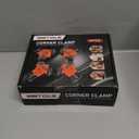 WETOLS Corner Clamp for Woodworking, 90 Degree Right Angle Clamp, Wood Clamps, 4Pcs Adjustable Spring Loaded Woodworking Clamp, Gifts for Dad, Birthday Gifts for Men, Photo Framing, Orange