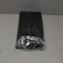 Tudomro Hanging Headband Holder for Girls Felt Hair Accessories Organizer with 60 Elastic Bands Bow Hanger for Girls Hair Bows Without Headbands(Black,Plain Style)