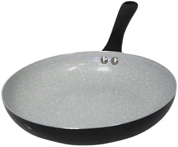 IMUSA 12" Premier Ceramic Nonstick Fry Pan with Cool Touch Handle, Matte Black