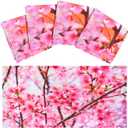 Hortsun 4 Pack Light Covers 4 x 2 Feet Magnetic Light Cover for Drop Ceiling, Ceiling Shade Filters for Office Classroom Home Hospital Decor(Cherry Blossoms)