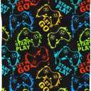 Funny Gaming Game Video Hand Towels Spring Bathroom Dish Towels, Kid Boys Teen Playroom Playing Gamer Controller Kitchen Wash Bath Towel for Bathroom Sports Hotel Gym Spa