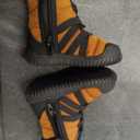 Winter Snow Boots Boys Girls Cold Weather Faux Fur Shoes Size 21/135 Brown