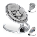 BabyBond Baby Swings for Infants, Bluetooth Portable Infant Swing-Silver