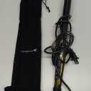 LANVIER 1.25 Inch Curling Iron, Extra Long Barrel 1 1/4 Inch Curling Iron for Long Hair up to 450F, Worldwide Dual Voltage Hair Curler for Traveling, Hair Waving Style Tool Black