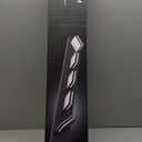 MELUCEE LED Bathroom Lighting Fixtures Over Mirror 5 Lights Black LED Vanity Lighting with Unique Smoke Acrylic Panel Modern Led Bathroom Light Bar, 25W 3000K Warm Lighting