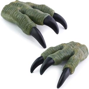 Liberty Imports 2 Pack: Dinosaur Claws Toys Oversized Dino Velociraptor Rubber Realistic Jurassic Claws for Kids Cosplay Roleplay Costume Accessories