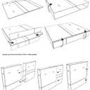 Uboxes Moving Boxes for Your TV Fits 1 LCD/LED up to 70" Plasma, LCD, or LED TV. Moving Box Size : expandable to 70"Length by Width 8" and 40" Height (TV Moving Box - 2 Pack)"
