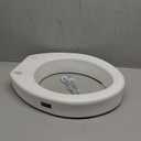 Toilet Seat Riser for Elongated Bowl with 3.5" Rise - 19 x 14 x 3.5 Inch, Elevating and Raising Toilet Seat for Seniors, Adults and The Elderly with 300lb Weight Capacity